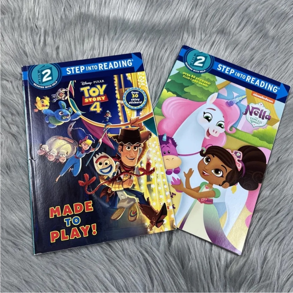 Bundle Kids Step Into Reading Step 2 Books Toy Story 4 Nella Princess Knight